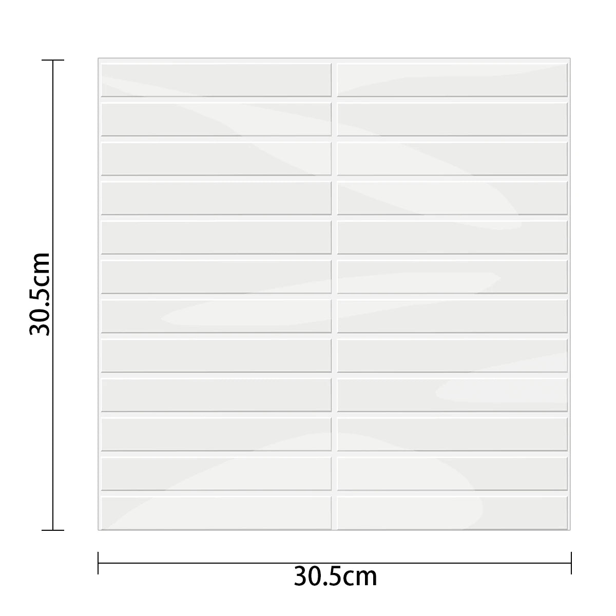 5/10pcs(Thickened Design)3D Straight Mosaic Peel and Stick Backsplash, Kitchen Backsplash Tiles, Self-Adhesive Tile for Kitchen