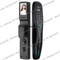 Wifi Outdoor Face Recognition Door Lock System Fingerprint Rf Id Card Keyless Smart Lock Camera Video Capture Rechargeable