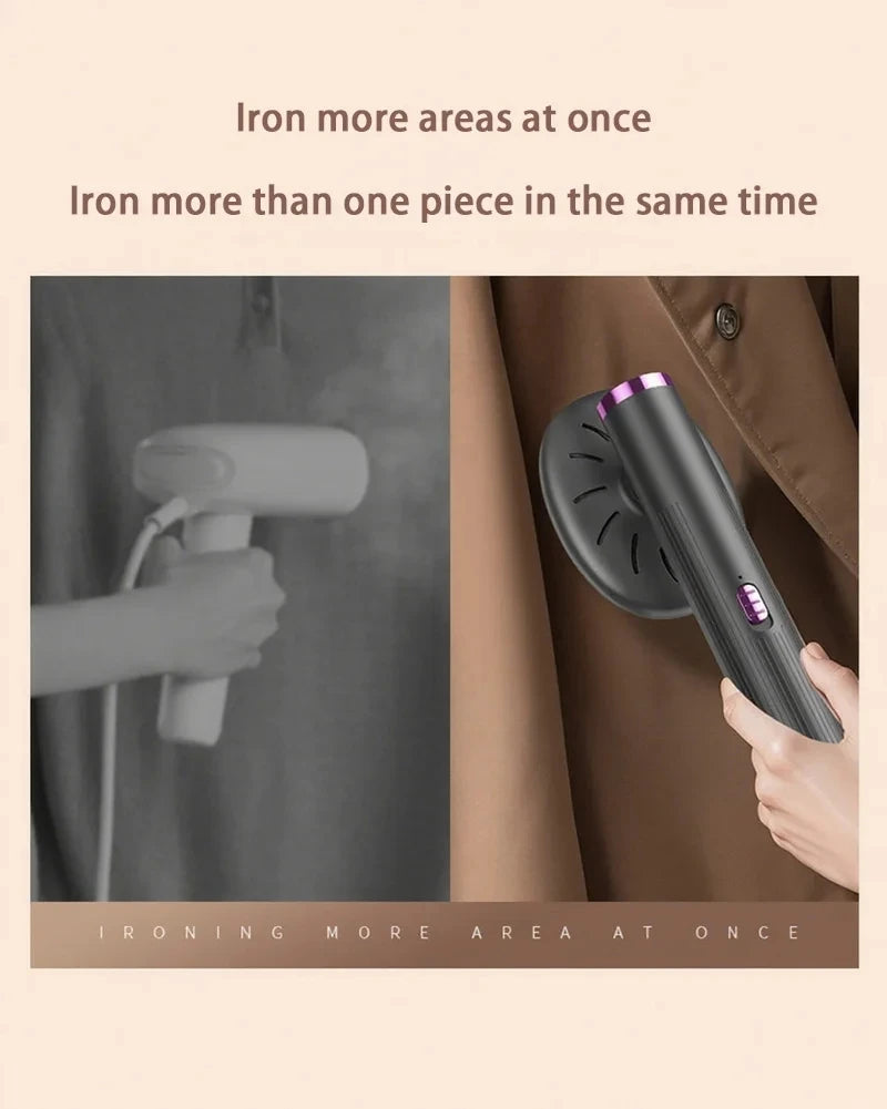 Tidesmit portable handheld garment steamer for clothes with USB fast heating and ergonomic handle for travel
