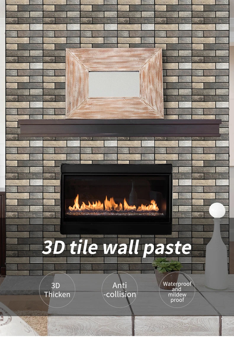 5/10Pcs Peel and Stick Tile Backsplash Thicker Design Marble Tiles 12"X12" Stick on Backsplash Self Adhesive Tiles for Any Room