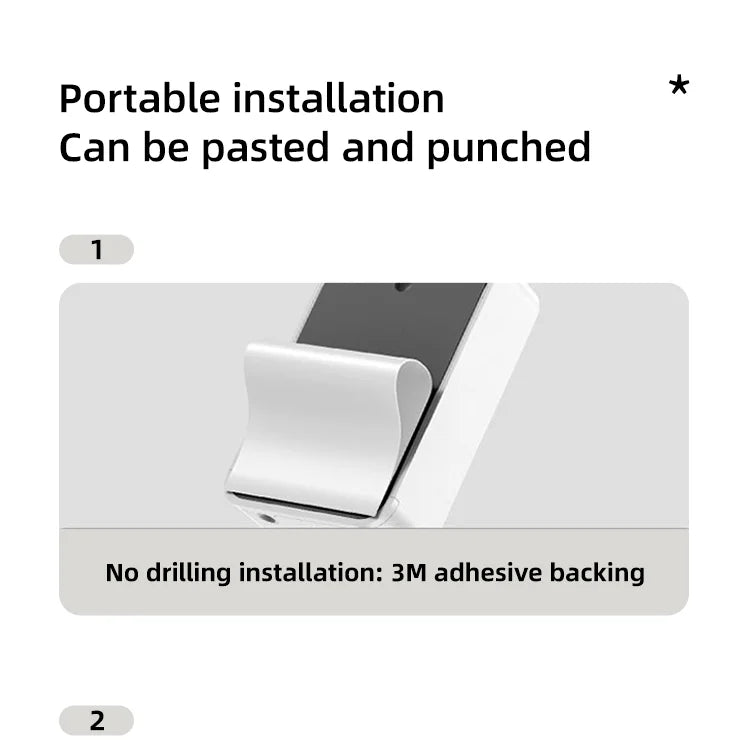 4.3 "visual electronic doorbell 100-degree wide-angle ultra-long standby infrared night vision intelligent cat eye monitoring