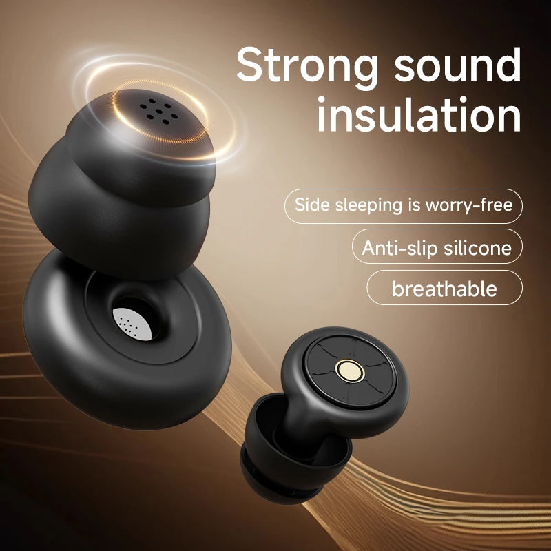 Ear Plugs for Sleeping Noise Cancelling 50dB, Reusable Silicone Earplugs Strong Sound Insulation, Multiple Sizes of Ear Caps