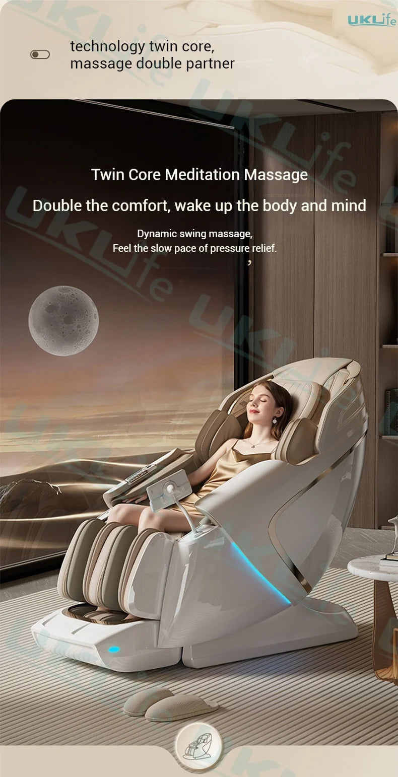Zero Gravity 4D SL-Track Full Body Massage Chair by Tidesmit Body Shaping Massage Equipment Tidesmit