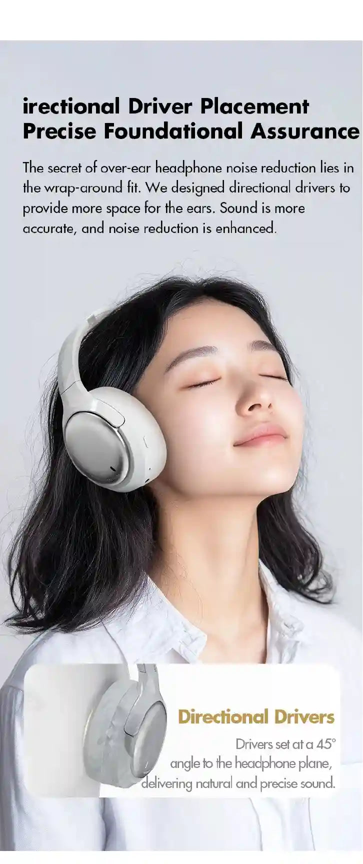 Wireless Active Noise Cancellation Headphones Over-Ear - Tidesmit Tidesmit