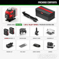YEVOLT 4D 16 Line Green Laser Level 360 Horizontal Vertical Lines for Household DIY Ceiling Trim Wall Tile Cabinet Fitting Jobs