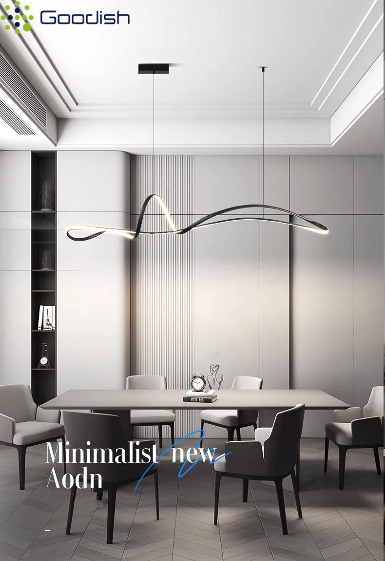 Modern 150cm LED Ring Light - Adjustable Dimmable Pendant for Creators Tidesmit