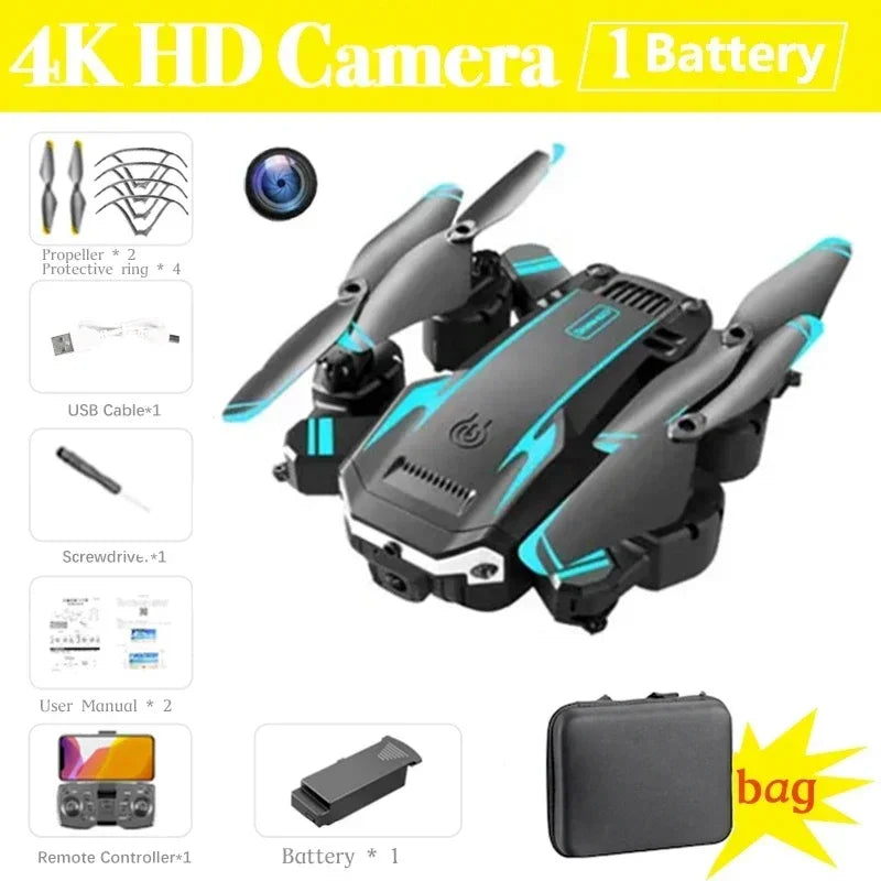GPS Drone with 8K Dual Camera & Obstacle Avoidance - Foldable Design BL-4K single camera Tidesmit