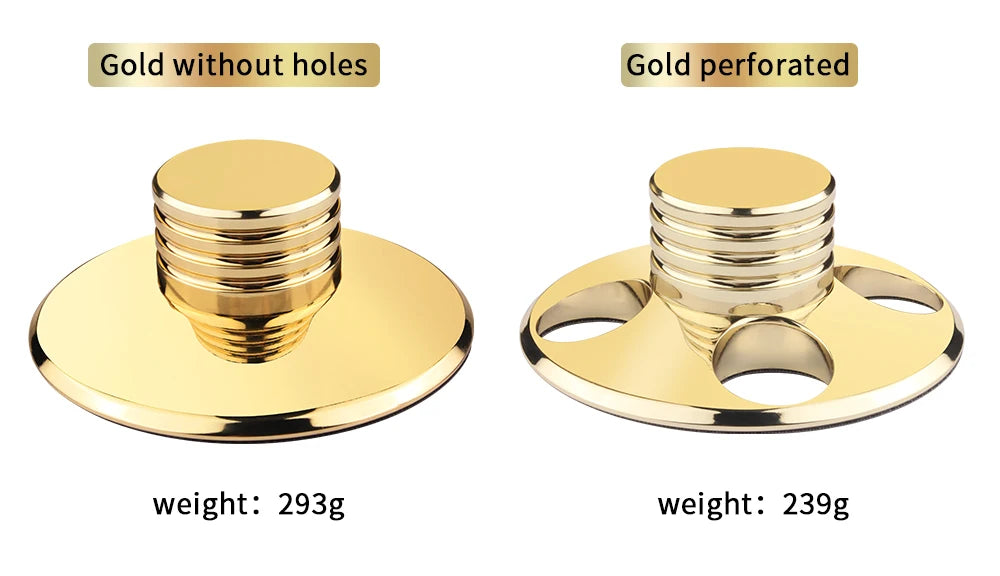 YYAUDIO Vinyl Record Weight 304 Stainless Steel LP Disc Stabilizer Turntable Clamp Reduce Vibration for Record Player Phonograph
