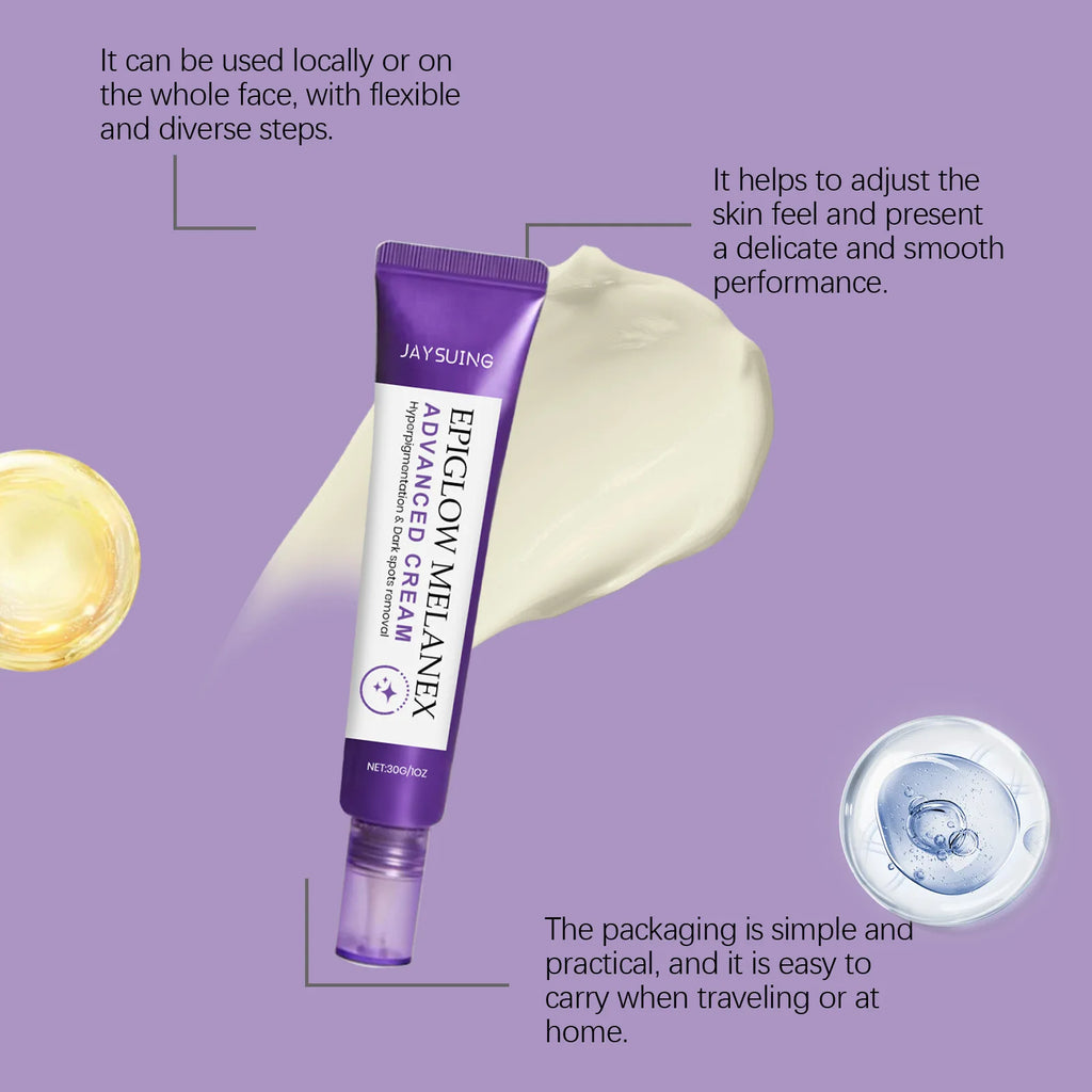 Tidesmit Subtle Glow Velvet Cream texture close-up for a soft-focus face makeup finish that evens skin tone