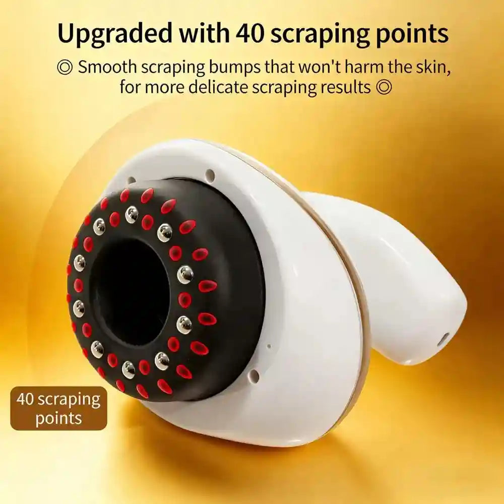 Electric Cupping Massager with Heat Therapy - Tidesmit Wellness Tool Massage Roller Tidesmit