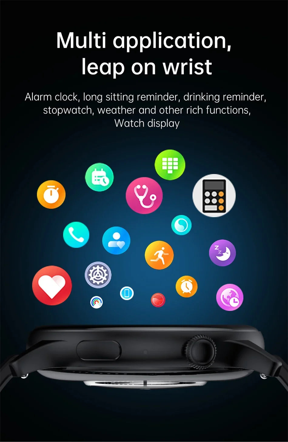 2025 AMOLED Smart Watch Ladies Screen Always Show Time 466*466 HD Health Tracker Voice Calling Smartwatch Women