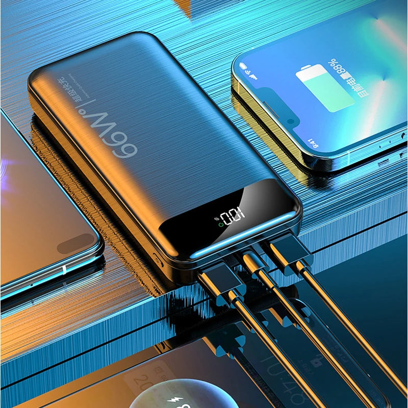 Tidesmit 66W Fast Charging Power Bank 30000mAh Portable Charger Tidesmit