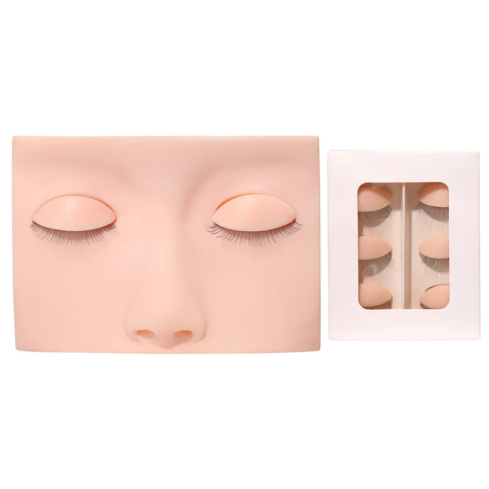 Tidesmit mannequin training head with removable eyelids for professional lash extension and makeup practice