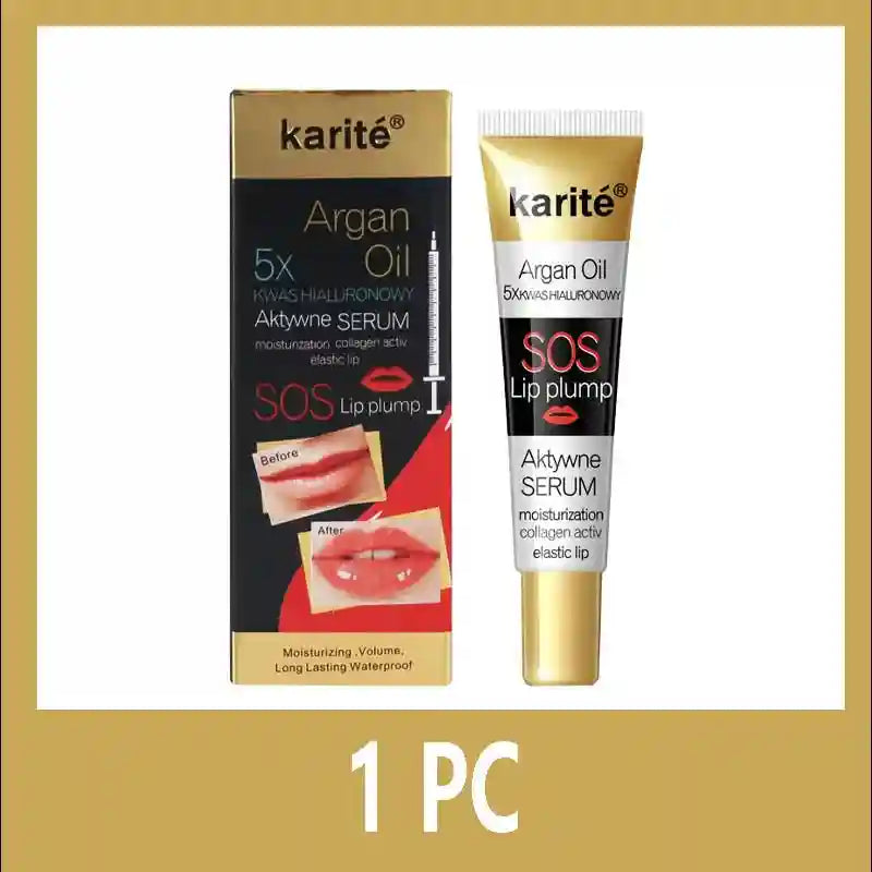 Argan Oil Lip Plumping Essence – Nourishing Hydrating Balm for Soft Lips Lip Care 1 PC Tidesmit