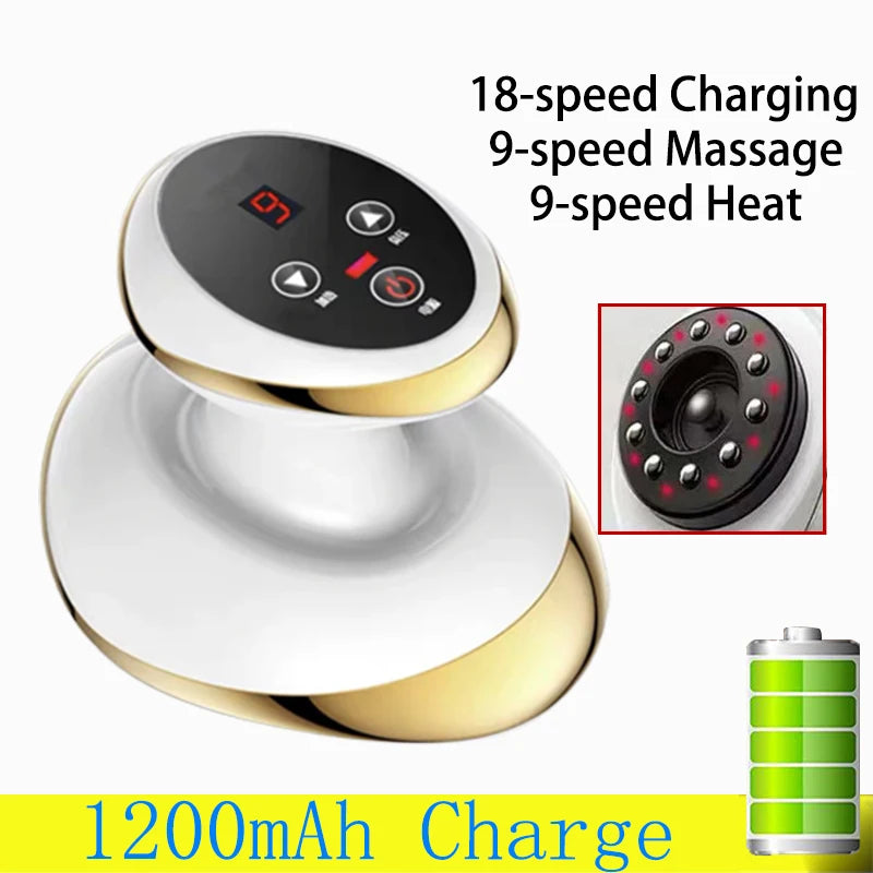 Electric Guasha Body Massager with Heat Therapy and Suction Body Shaping Massage Equipment 3 Tidesmit