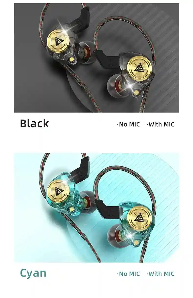 Wired Earbuds with Microphone - Noise Cancelling Bass Headset Tidesmit