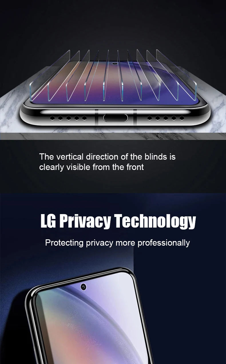 2Pcs Privacy Screen Protector for Samsung Galaxy A52 A53 A13 A52S A32 A02S A03S A12 A72 A22 A33 A73 5G Anti-spy Tempered Glass AE Tidesmit