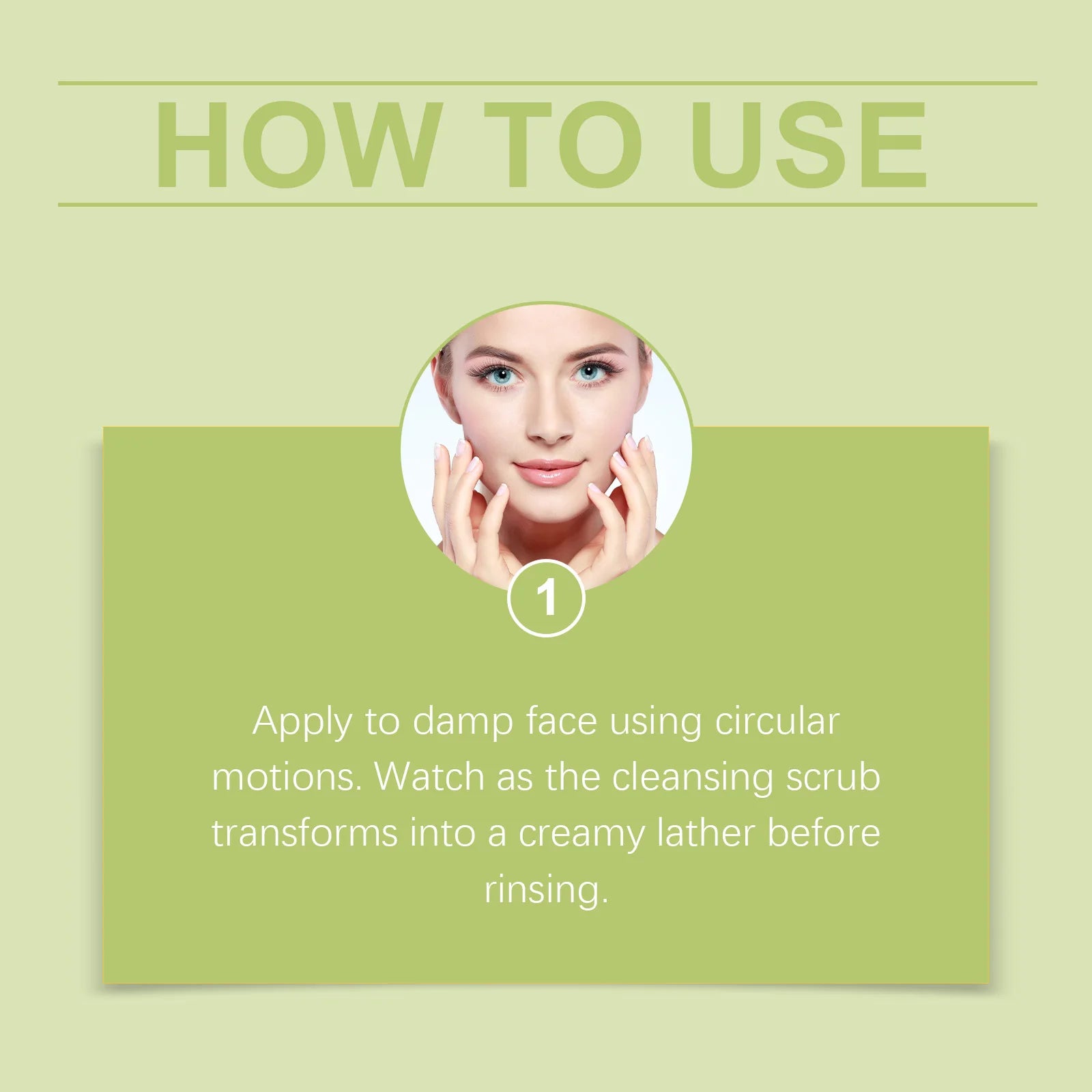Green Tea Facial Scrub - Deep Pore Exfoliating Cleanser for Skin Care Scrubs Treatments Tidesmit