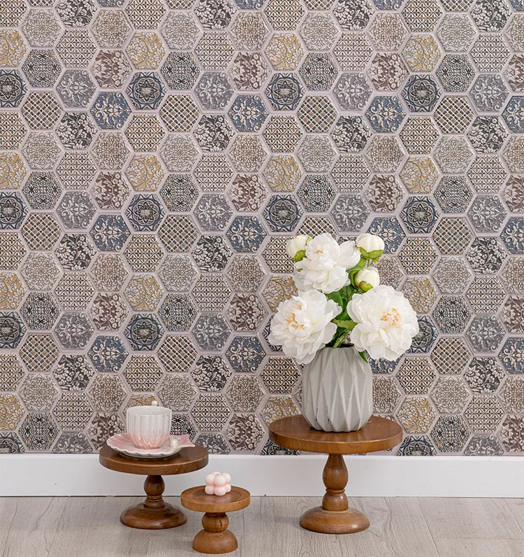 10/20Pcs Peel and Stick Tile Backsplash Thicker Design Marble Tiles 12"X12" Stick on Backsplash Self Adhesive Tiles for Any Room