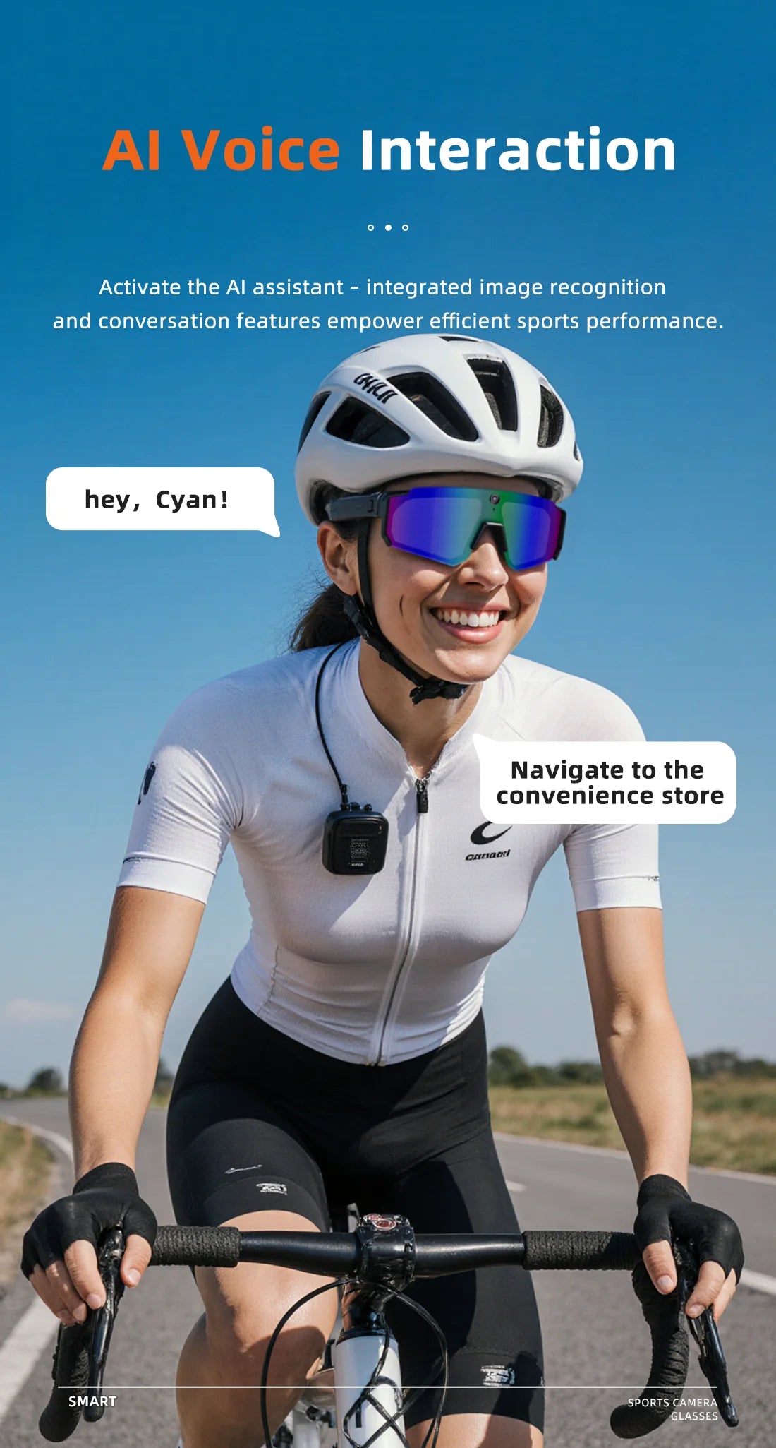 4K Polarized Smart Sunglasses with Bluetooth Audio & Camera - Tidesmit Tidesmit