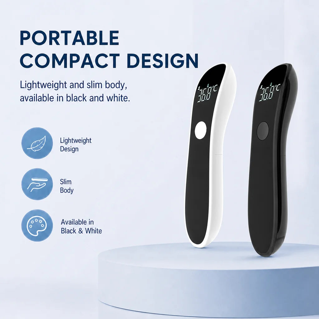 AiQUE 1S Fast Reading Infrared Forehead Thermometer Digital Medical Termometro Body Fever Baby&Adult Household Fever Detector