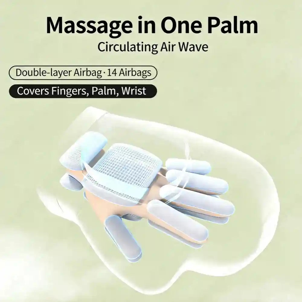 Tidesmit Electric Hand Massager with Heat Therapy and Air Compression Massage Roller Tidesmit