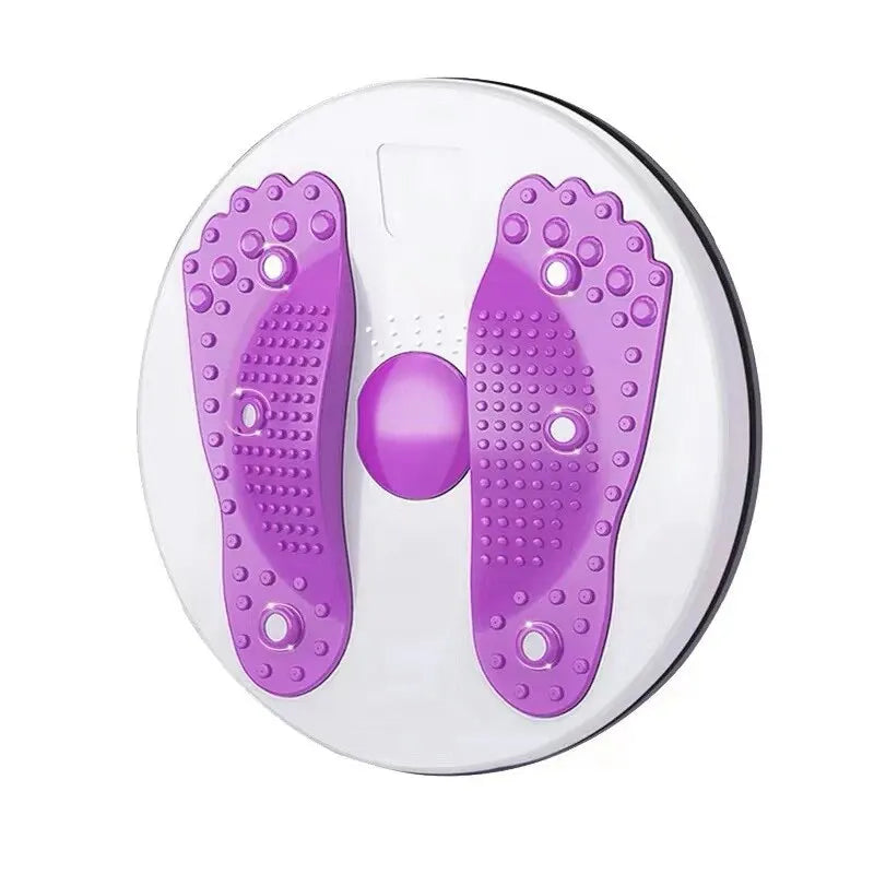 Waist Twisting Disc for Abdominal Fitness - Portable Toning Device Body Shaping Massage Equipment PURPLE Tidesmit