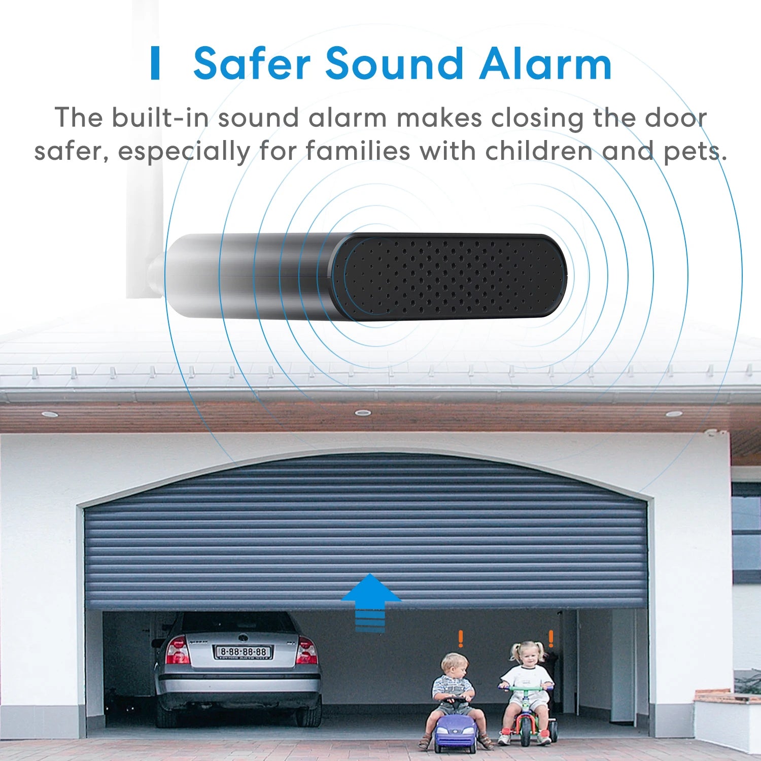Meross WiFi Garage Door Opener APP Voice Control Smart Garage Door Switch Works with Alexa Google Home