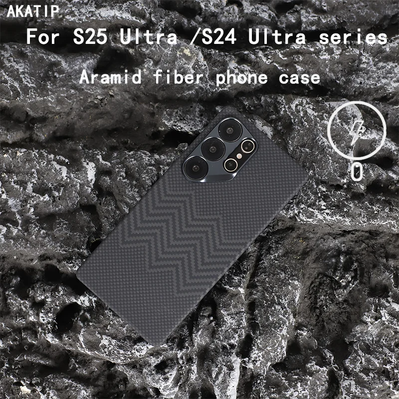 Samsung Galaxy S25 Ultra Aramid Fiber Slim Phone Case | Tidesmit M-pattern M Ring Tidesmit