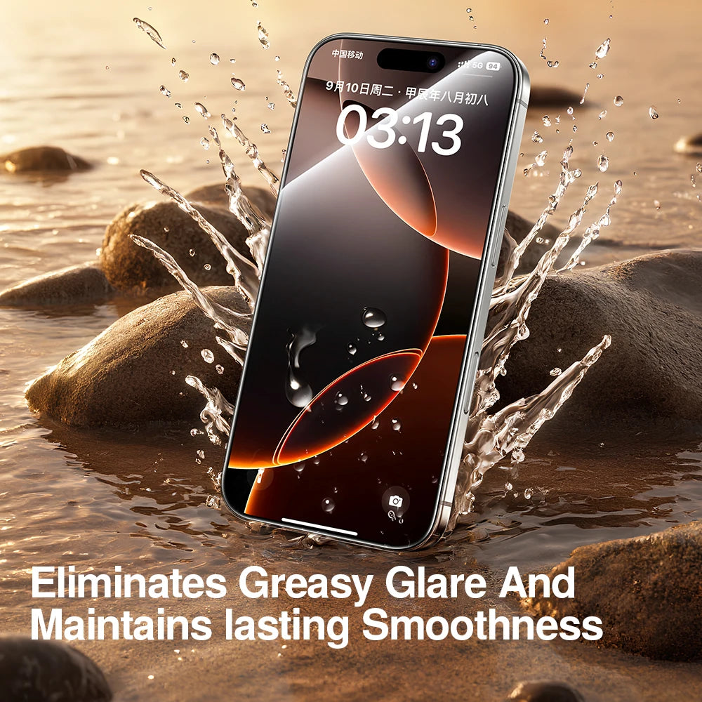 SmartDevil 1/2 PCS Dust-free Box Screen Protector for iPhone 17 Pro Max 17 Pro HD Tempered Glass Film for iPhone 17 Anti-scratch AE Tidesmit