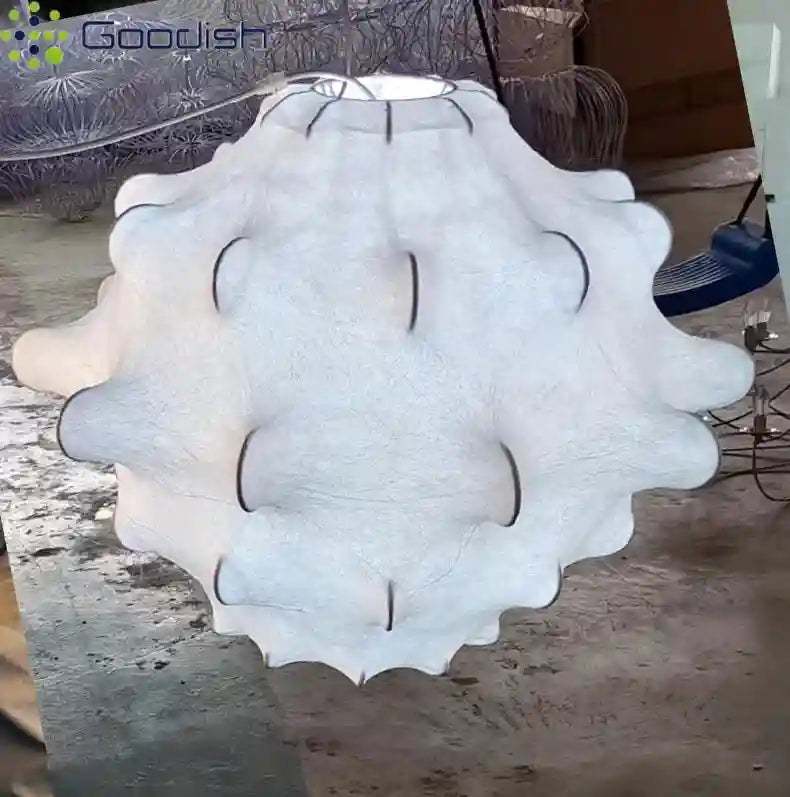 Wabi Sabi Silk Pendant Light | Handmade Aesthetic Chandelier 50-68cm Tidesmit