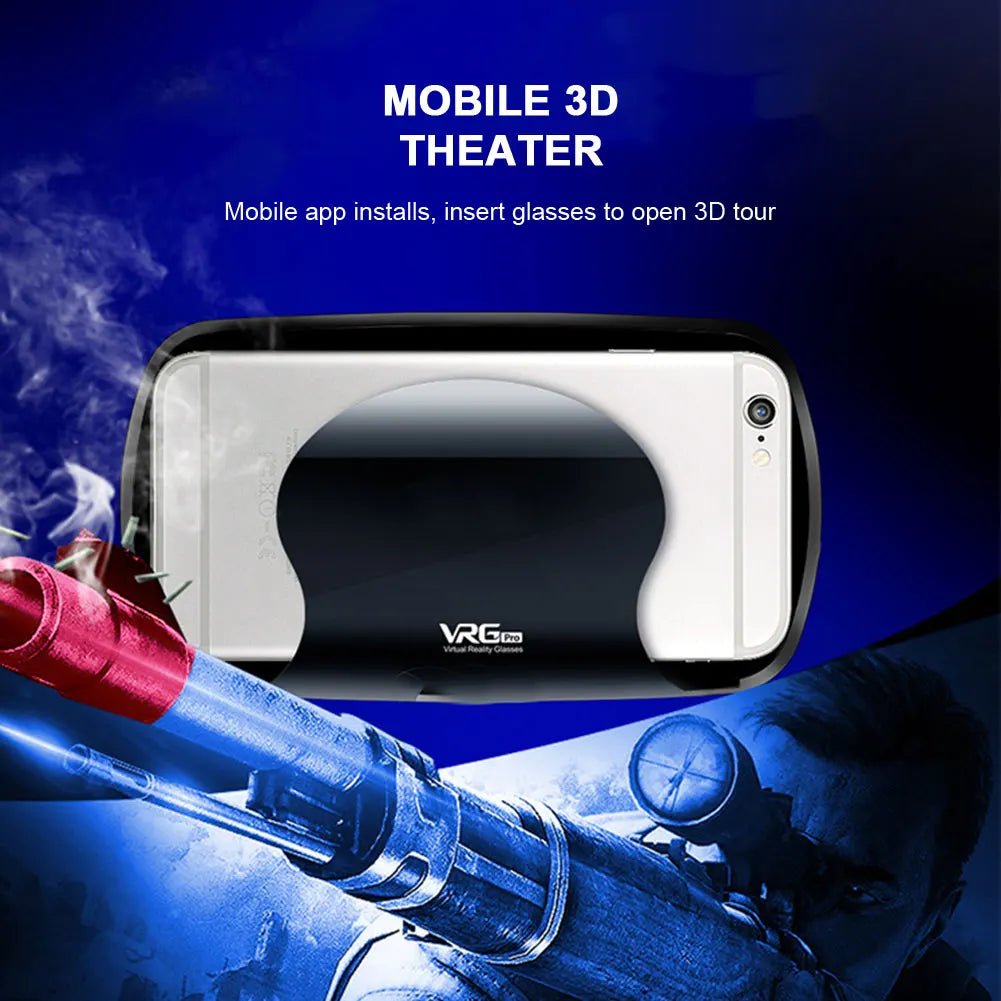 VR Headset for Smartphones with Adjustable Lenses - Tidesmit Tidesmit