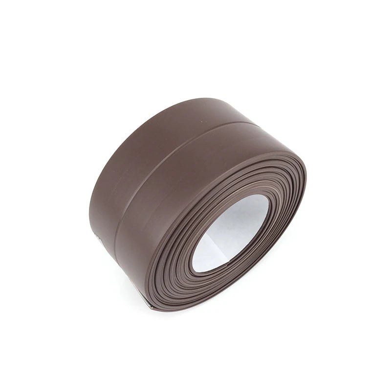 Self-adhesive waterproof sealing tape roll in brown