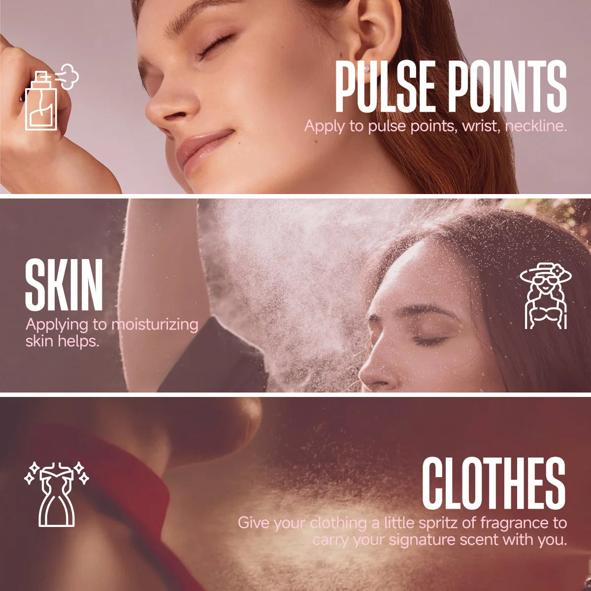 Tidesmit body fragrance spray providing long-lasting delightful scent and all-day freshness for your daily routine.