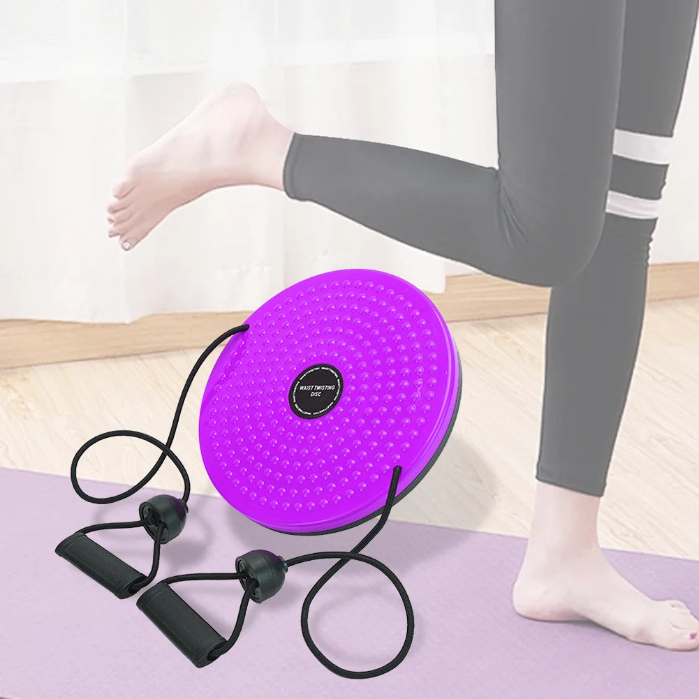 Ab Twist Board with Foot Massage Disc for Core Toning and Slimming Body Shaping Massage Equipment Tidesmit