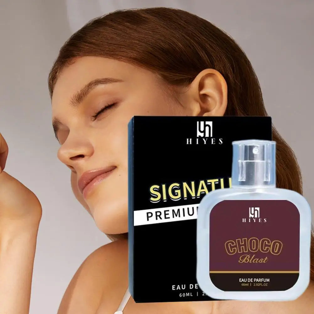 Tidesmit 60ml chocolate eau de toilette perfume, a long-lasting fresh natural scent for women and men, ideal gift.