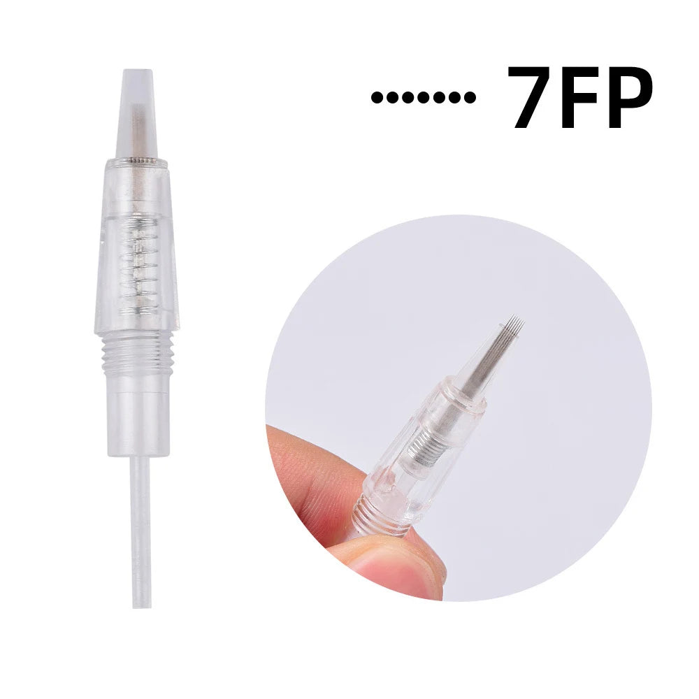 PMU Machine for Eyebrows | Professional Digital Microblading Pen Permanent Makeup Machines 7F-30pcs Neeldes Tidesmit