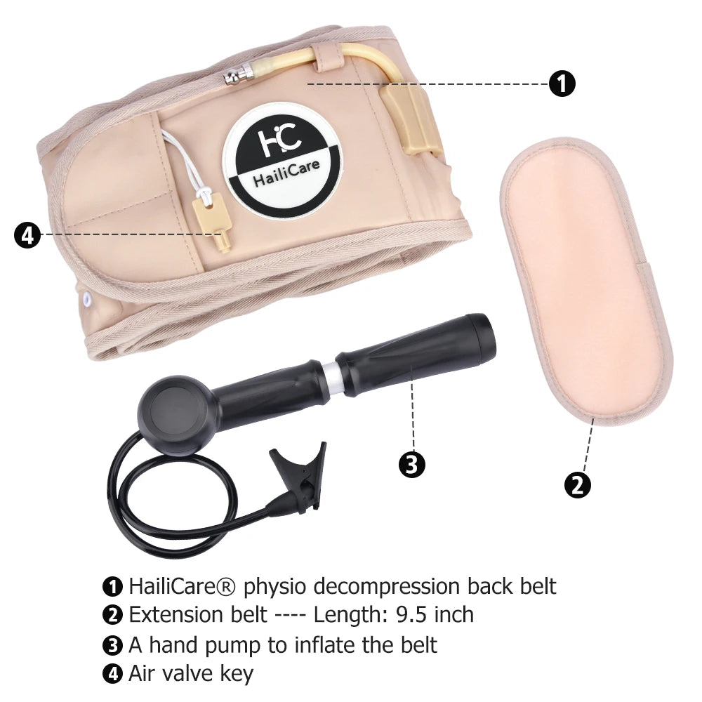 Inflatable Lumbar Decompression Belt - Targeted Back Pain Support Fascia Gun Tidesmit