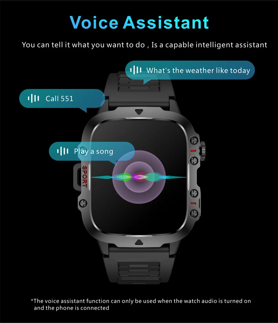 New Smart Watch For Men Women Bluetooth Call Heart Rate Sleep Monitoring 3ATM Waterproof Sport Smartwatch For Android IOS 2026