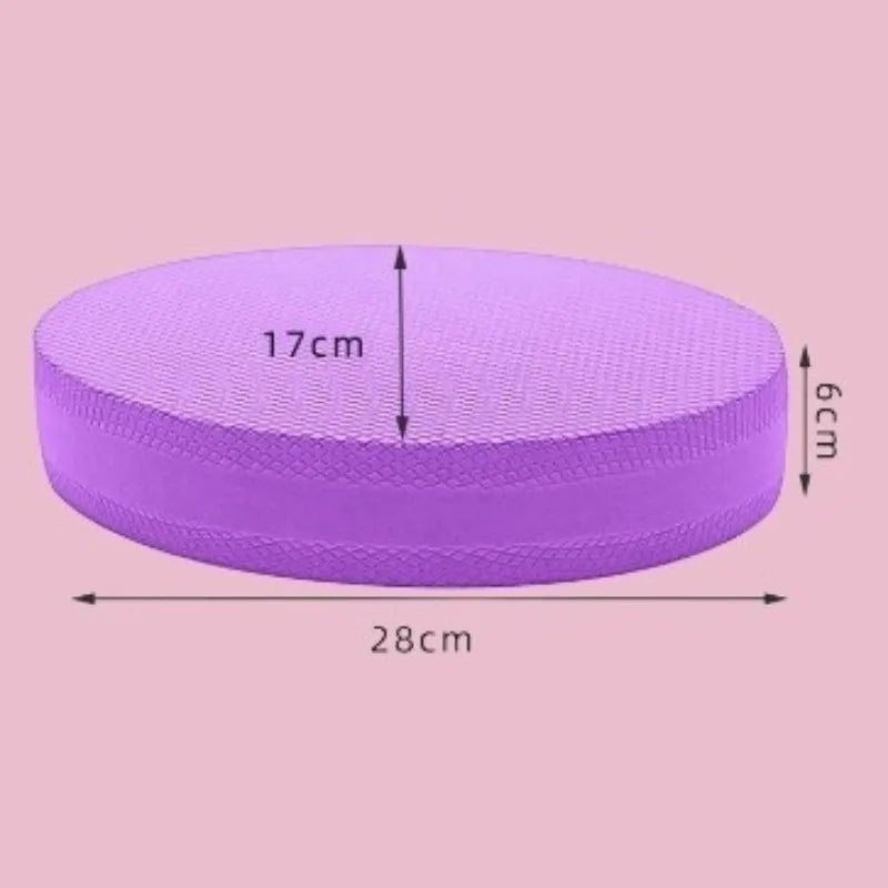 Oval Balance Cushion for Yoga and Fitness Training Ideal for Stability Exercise and Body Posture Improvement Suitable for Ladies