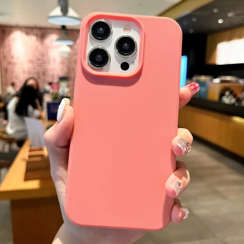 iPhone 16 Pro Max Case: Shock-Absorbing Military-Grade Matte Bumper Cover Begonia Tidesmit