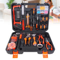 Tool Box 102-Piece Professional Tool Set, Filled Tool Box, Complete Tool Box with Tools Screwdriver Set, Universal Household
