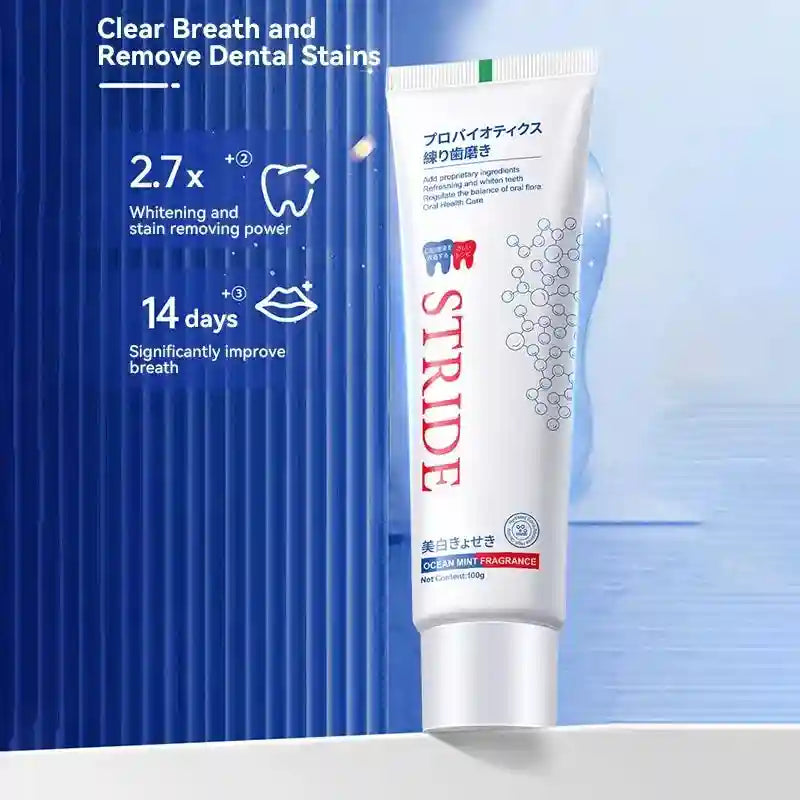 Tidesmit teeth whitening toothpaste for tartar removal and bad breath treatment for dental health care.