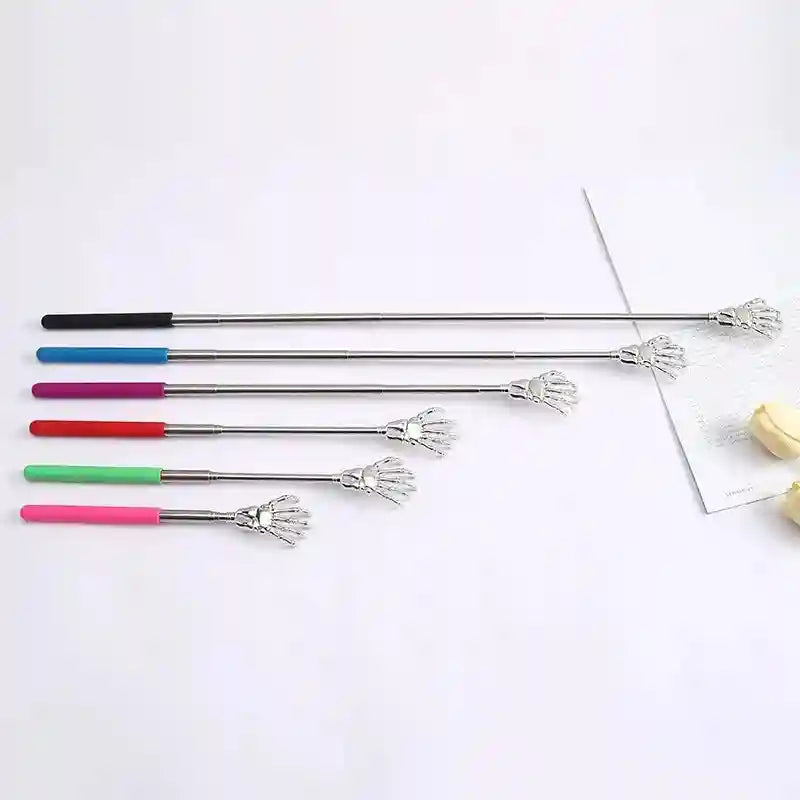 Extendable Stainless Steel Back Scratcher - Durable Manual Massager Massage Roller Tidesmit