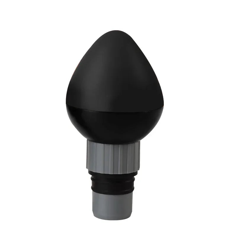 Massage Gun Replacement Heads | Soft Silicone Deep Tissue Attachments Fascia Gun B-Black Tidesmit