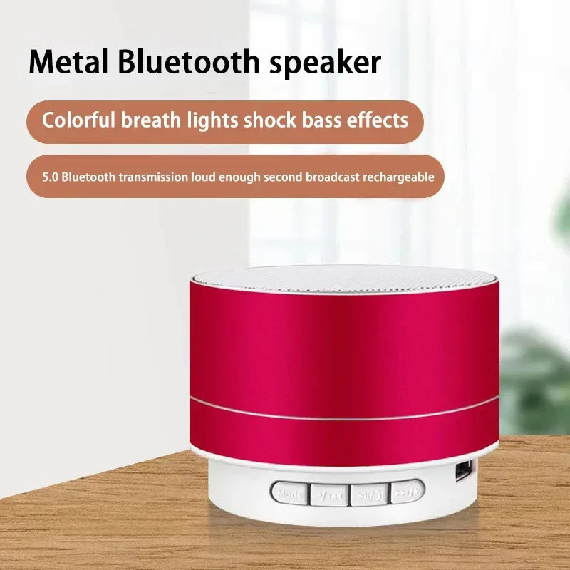 Lenovo A10 Mini Portable Speaker Bluetooth Wireless Audio Dazzling Crack LED Light Subwoofer Support TF Card USB For PC/Mobile