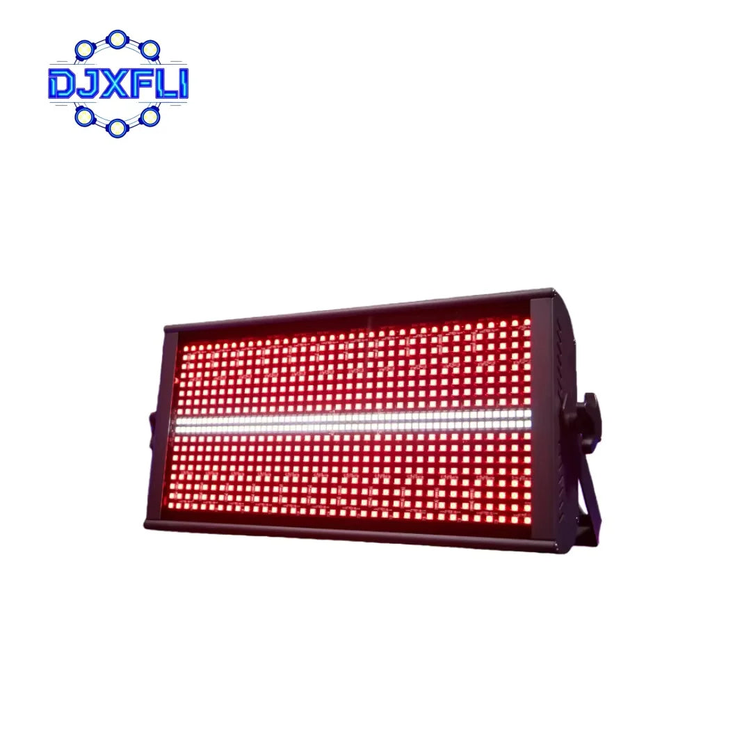 2PCS 250W RGBW LED 4in1 48 Partition Strobe Stage Light DMX512 Super Bright Wash Effect for KTV DJ Events Performances Lighting