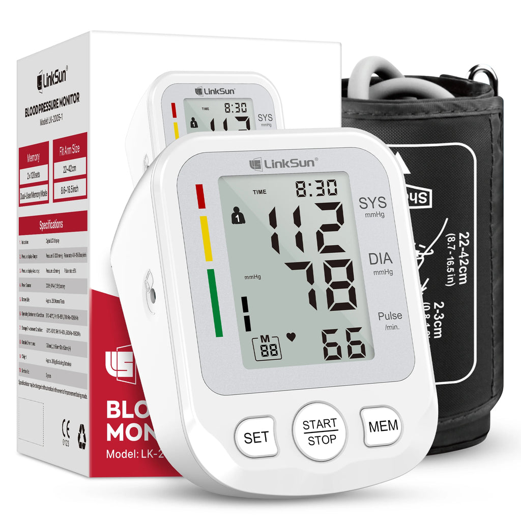 Blood Pressure Monitor 2005 Tensiometer Upper Arm Automatic Digital BP Measuring Device 2005-1 Pulse Heart Rate Monitor