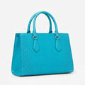 Leather Spot Luxury Women's Genuine Leather Handbag Alligator Embossed Design Vintage Lady Fashion Style Custom Capacity