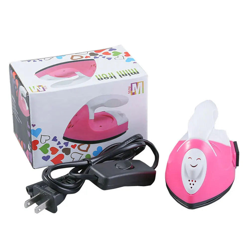 Tidesmit portable mini heat press machine for DIY crafts and sewing, side angle view showing heating element